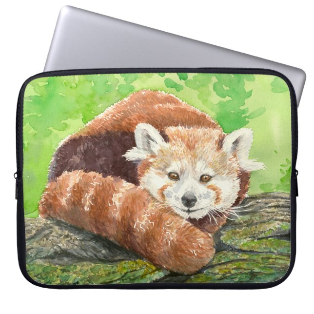 Capa Para Notebook Panda vermelha (Frente)