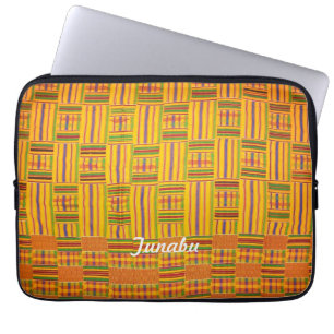 Capa Para Notebook Pano de Kente caixa do laptop de 13 polegadas