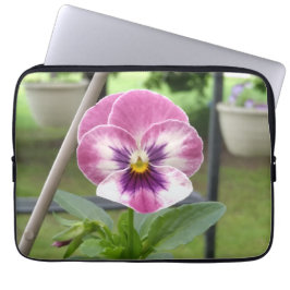 Capa Para Notebook Pansy Tablet Case (rosa e roxo)