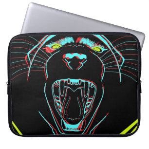 Capa Para Notebook Pantera preta - a bolsa de laptop