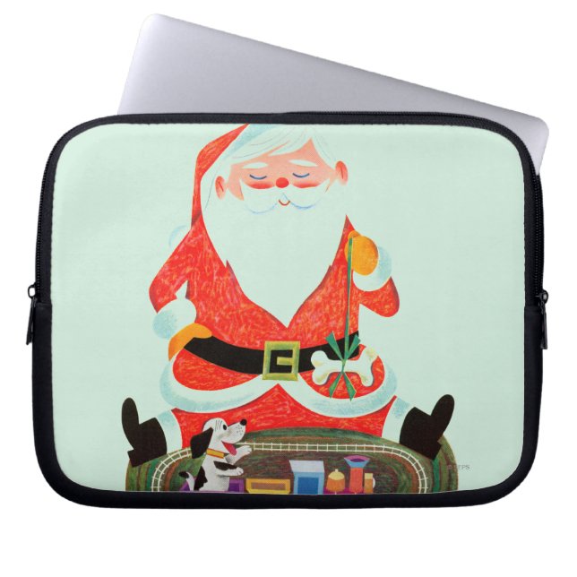 Capa Para Notebook Papai noel com trem (Frente)