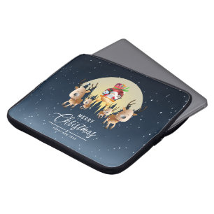 Capa Para Notebook Papai Noel está vindo Bolsa de laptop de 15"