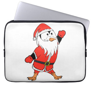 Capa Para Notebook Papai Noel Pinguim Pronta para o Natal