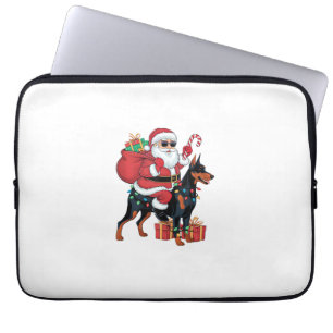 Capa Para Notebook Papais noeis De Iluminação Do Xmas Que Andam Na Cã
