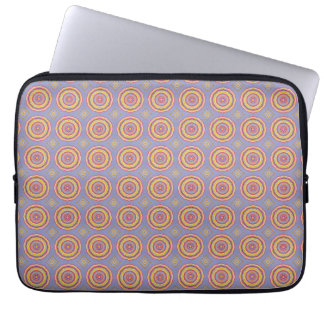 Capa Para Notebook Papel de embrulho com padrão de círculos de halo s