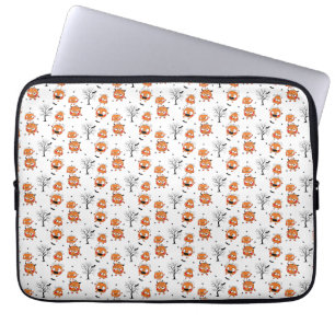 Capa Para Notebook Papel de embrulho de Halloween do Morcego Bebê Doc