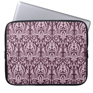 Capa Para Notebook Papel de parede clássico sem costura damask.