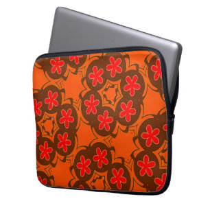 Capa Para Notebook papel de parede cor de laranja, vermelho 1970