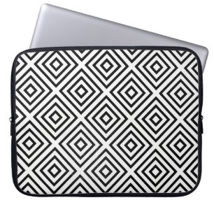 Capa Para Notebook Papel de parede digital branco e preto