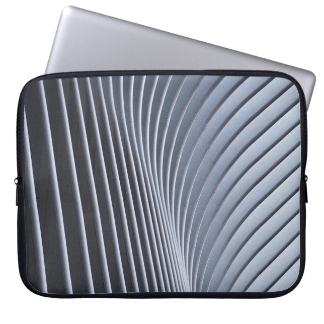 Capa Para Notebook Papel de parede digital cinza (Frente)