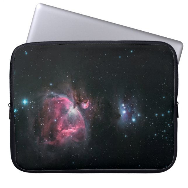 CAPA PARA NOTEBOOK PAPEL DE PAREDE DIGITAL NEBULA PRETO E PURO (Frente)
