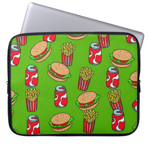 Capa Para Notebook Papel de parede do fast food