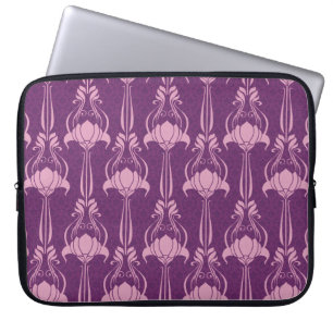 Capa Para Notebook Papel de parede flexível - Design violeta rosa