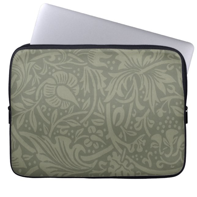 Capa Para Notebook Papel de parede floral Narciso William Morris (Frente)