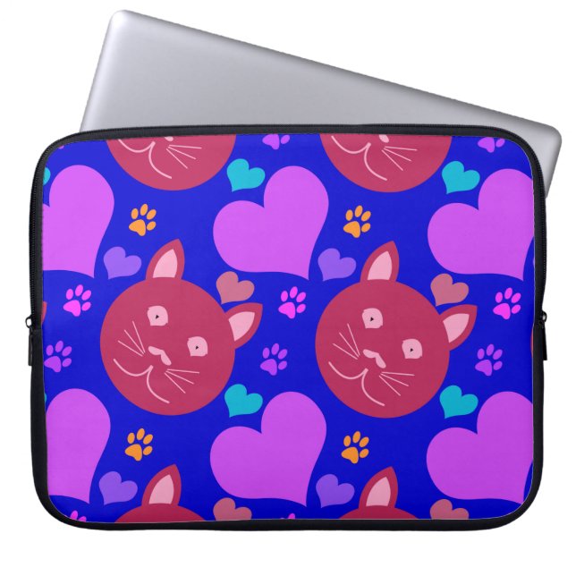 Capa Para Notebook Papel de parede sem costura estilo de desenho anim (Frente)