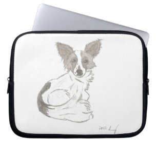 Capa Para Notebook Papillon Sketch Bolsa de laptop