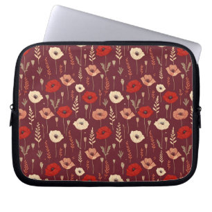 Capa Para Notebook Papoila Floral