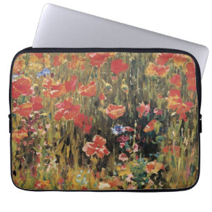 Capa Para Notebook Papoulas por Robert Vonnoh, Impressionismo Antigo