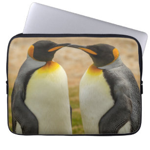 Capa Para Notebook Par de pinguins-reis, Ilhas Falkland