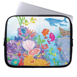Capa Para Notebook Para baixo no oceano