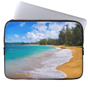 Capa Para Notebook Paraíso de praia tropical, Havaí