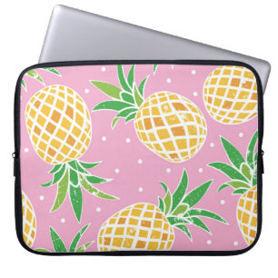 Capa Para Notebook Paraíso do Abacaxi: Padrão Tropical