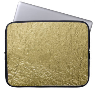 Capa Para Notebook Parece Dourada Folha numa bolsa de laptop