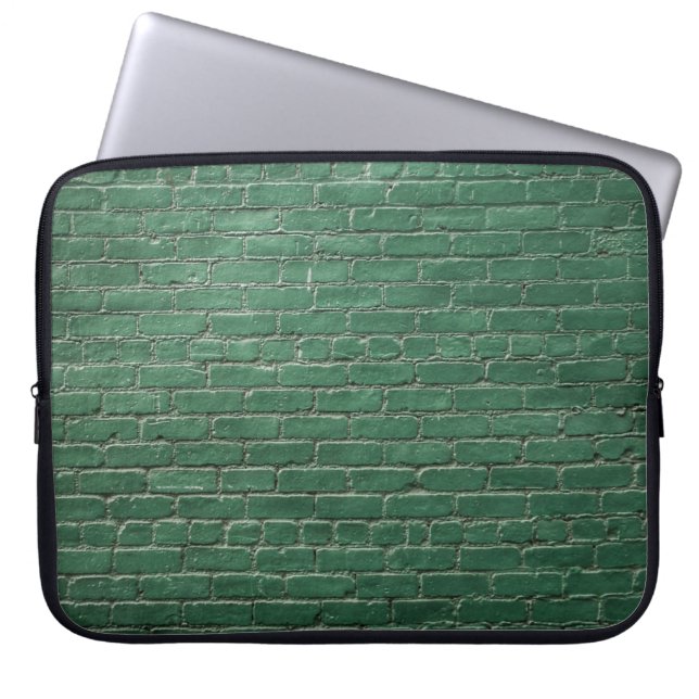 Capa Para Notebook Parede pintada verde (Frente)