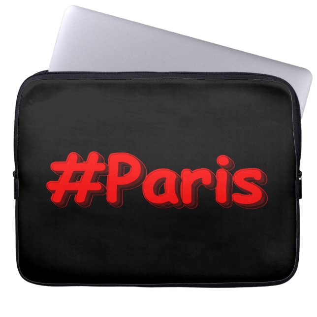 Capa Para Notebook "#Paris" Design. Comprar Agora (Frente)