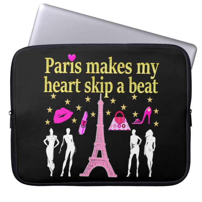 CAPA PARA NOTEBOOK PARIS FAZ DO MEU CORAÇÃO DEIXAR UM BEIJO (Frente)