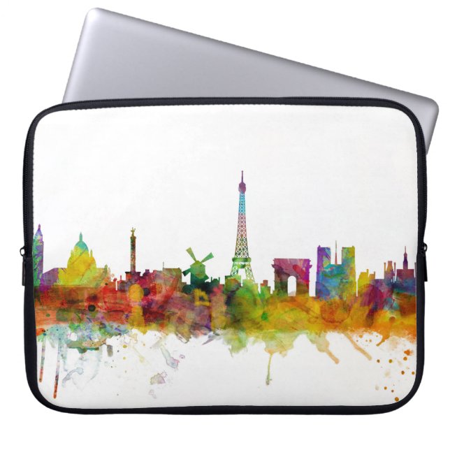 Capa Para Notebook Paris França Skyline (Frente)