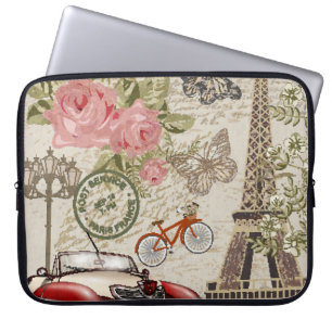 Capa Para Notebook Paris Vintage: Estilo do Cartão-Postal