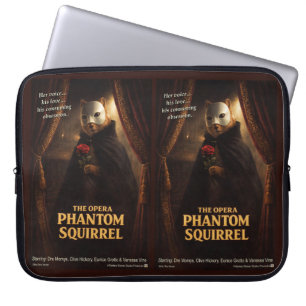 Capa Para Notebook Paródia de Esquilo Fantasma da Ópera