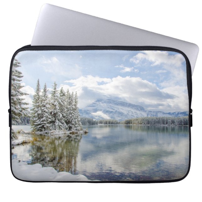 Capa Para Notebook Parque nacional de Banff no inverno (Frente)
