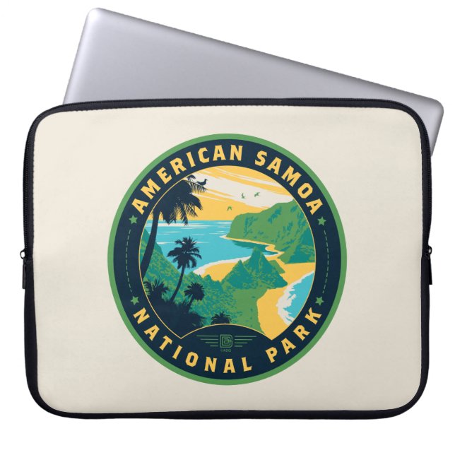 Capa Para Notebook Parque Nacional de Samoa Americana (Frente)