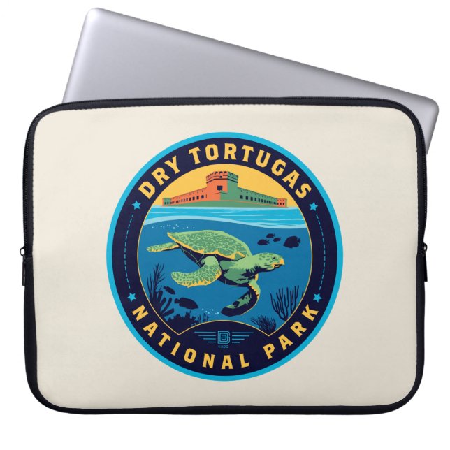 Capa Para Notebook Parque Nacional de Tortugas Seco (Frente)