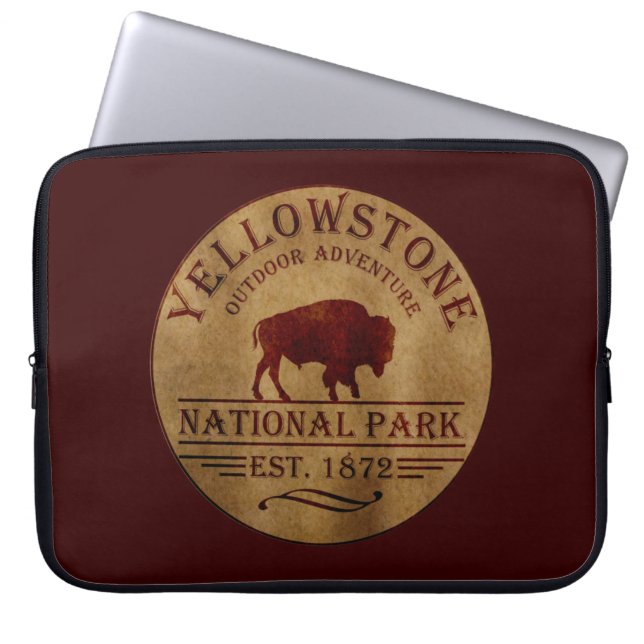 Capa Para Notebook parque nacional de yellowstone (Frente)