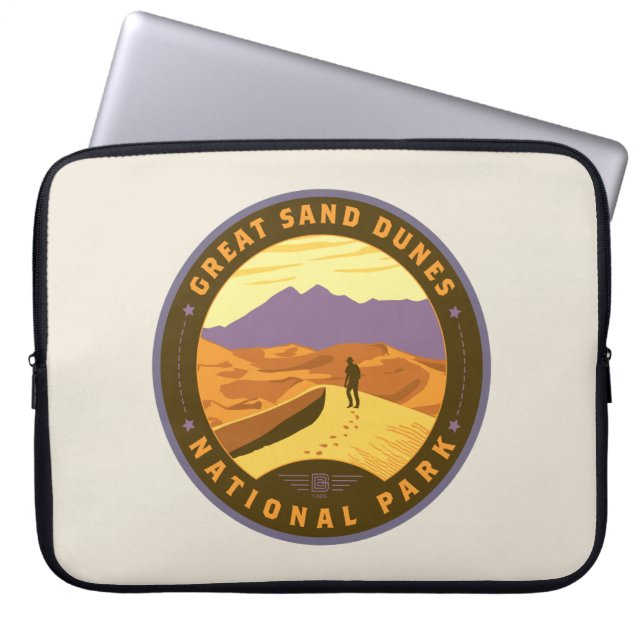 Capa Para Notebook Parque Nacional do excelente Sand Dunes (Frente)