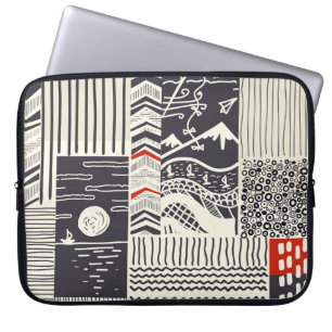 Capa Para Notebook Part of wood with peeled green paint, abstract te