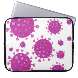 Capa Para Notebook Partícula Viral Roxa