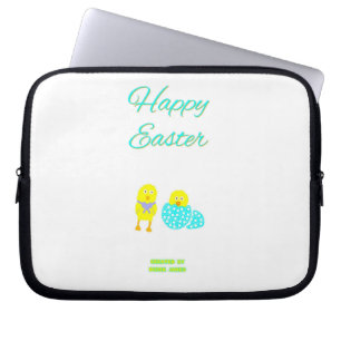 Capa Para Notebook Páscoa Hatchlings Neoprene Bolsa de laptop