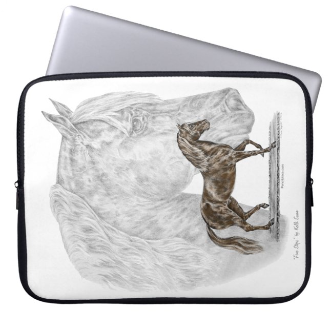 Capa Para Notebook Paso Fino Horse Art (Frente)