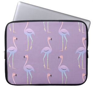 Capa Para Notebook Pássaro arco-íris colorido Flamingo. Linda e per