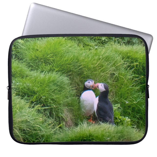 Capa Para Notebook Pássaro de Puffin islandês (Frente)
