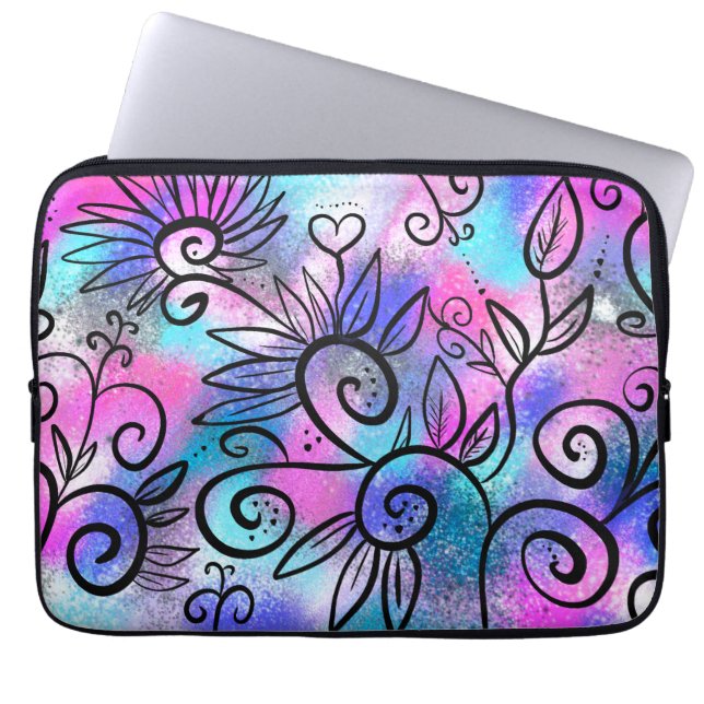 Capa Para Notebook Pássaro pequeno engraçado (Frente)