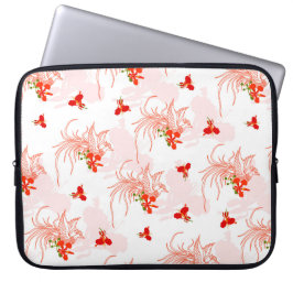 Capa Para Notebook Pássaro Phoenix E Flor Phoenix Sem Olho