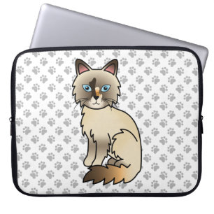 Capa Para Notebook Pássaro TortoisesInferno / Ragdoll Gato e Patas