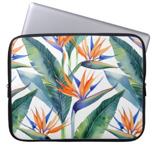Capa Para Notebook Pássaro Tropical do padrão do Paraíso