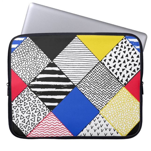 Capa Para Notebook Pássaros, bolinhas. (Frente)