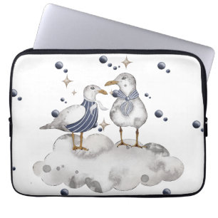Capa Para Notebook Pássaros de praia